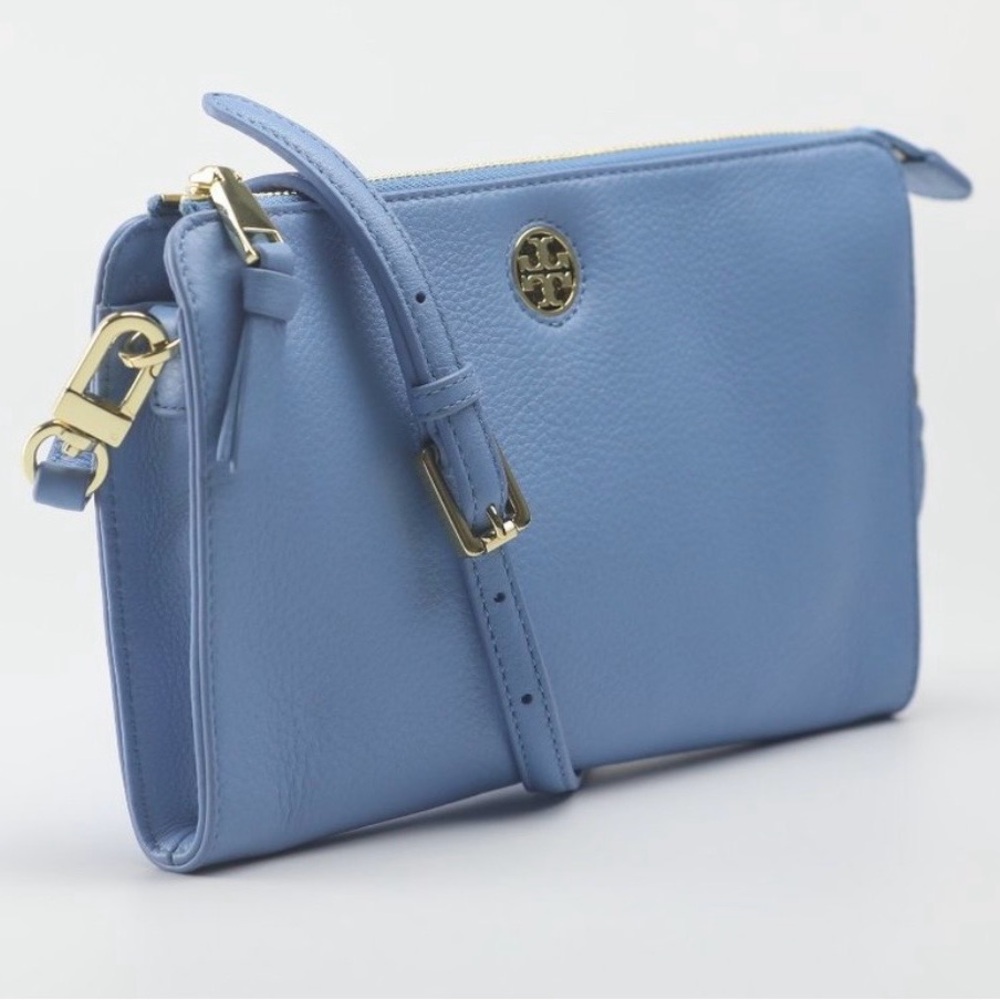 Tory Burch Brody Pebbled Wallet Crossbody